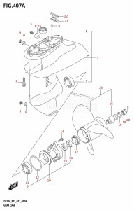 DF20A From 02002F-710001 (P01 P40)  2017 drawing GEAR CASE