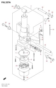 DF9.9 From 00992F-421001 (P03)  2004 drawing TRIM CYLINDER (DF9.9T,DF9.9TH)