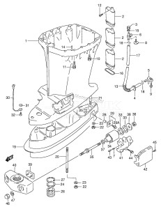 DT90 From 09001-461001 ()  1994 drawing DRIVESHAFT HOUSING