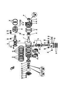 PROV200 drawing CRANKSHAFT--PISTON