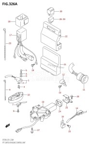 DF300Z From 30002Z-110001 (E01 E40)  2011 drawing PTT SWITCH /​ ENGINE CONTROL UNIT