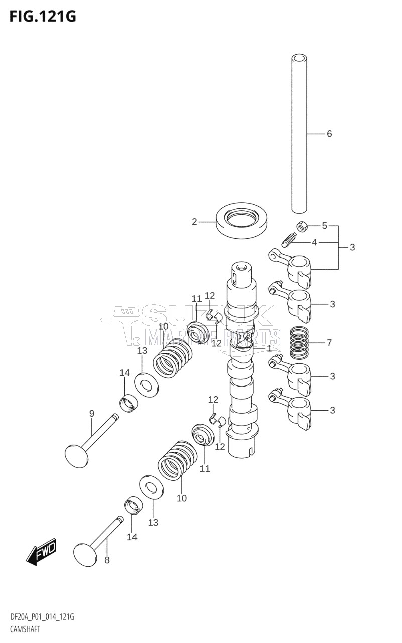 CAMSHAFT (DF20A:P01)