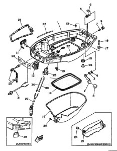 25J drawing BOTTOM-COWLING