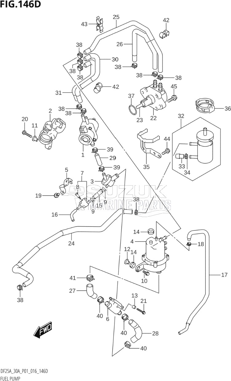 FUEL PUMP (DF25ATH:P01)