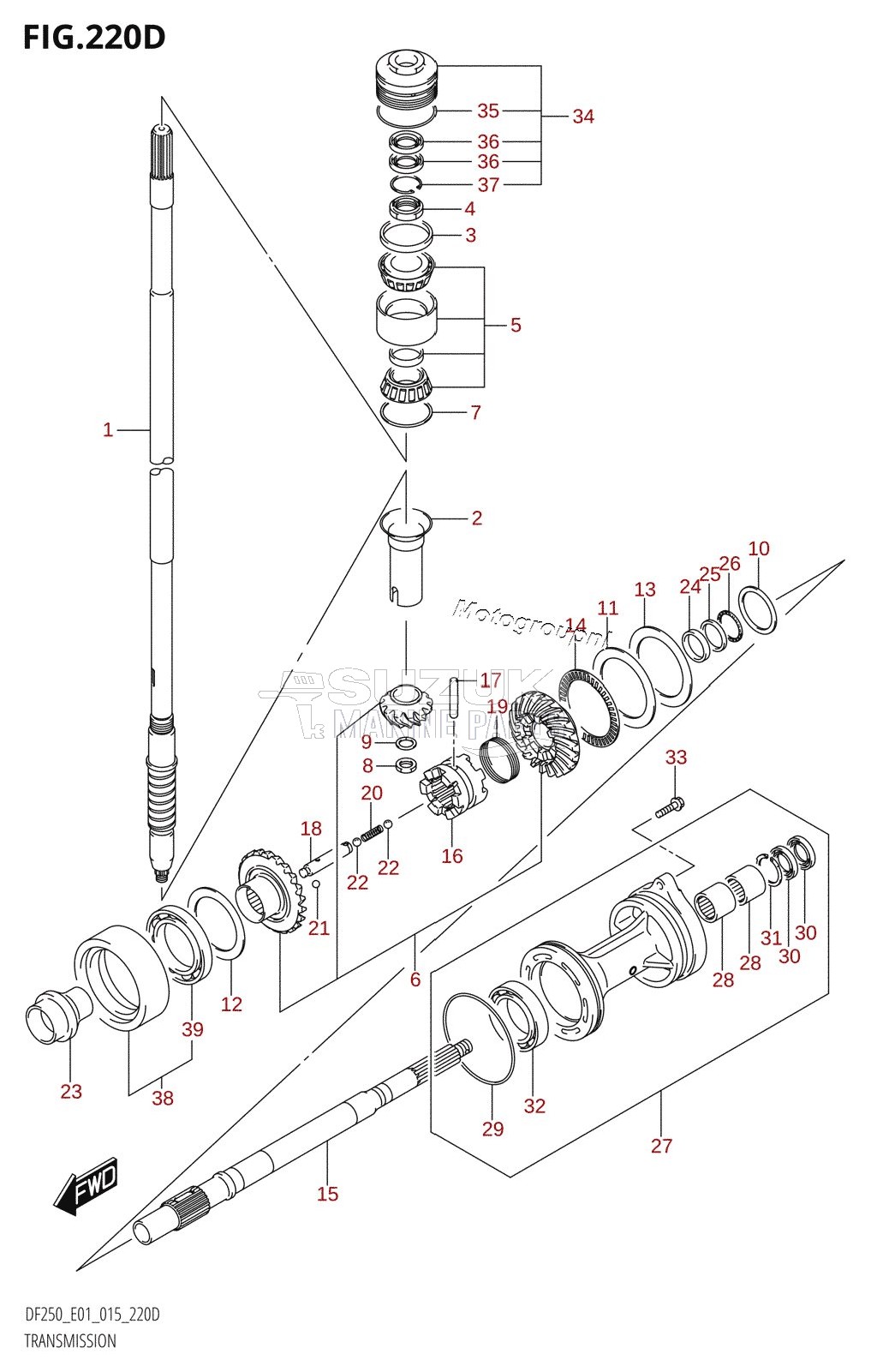 TRANSMISSION (DF200Z:E40)