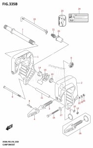 DF15A From 01504F-610001 (P03)  2016 drawing CLAMP BRACKET (DF9.9BR:P03)