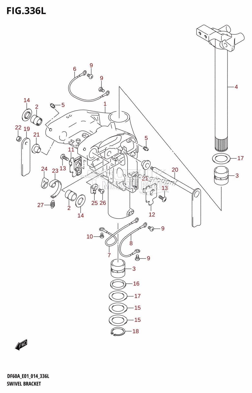 SWIVEL BRACKET (DF60ATH:E01)