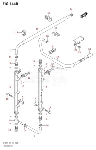 DF250A From 25003P-810001 (E01 E40)  2018 drawing FUEL INJECTOR (E40)