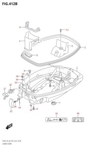 DF5A From 00503F-240001 (P01)  2022 drawing LOWER COVER (DF5A,DF6A)