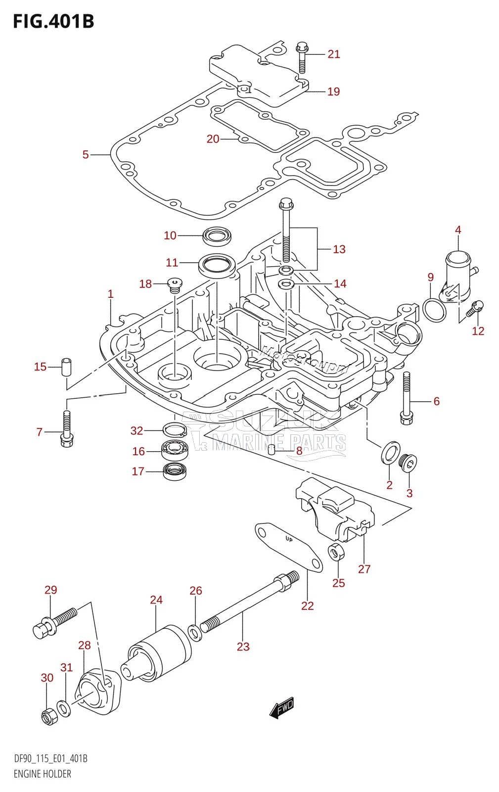 ENGINE HOLDER (K6,K7,K8,K9,K10,011)