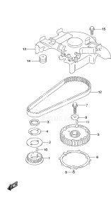 Outboard DF 25A drawing Timing Belt