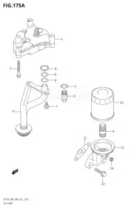 09003F-010001 (2010) 90hp E01 E40-Gen. Export 1 - Costa Rica (DF90ATHK10  DF90ATK10  DF90AWTHK10  DF90AWTK10) DF90A drawing OIL PUMP