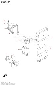 DF140AZ From 14003Z-510001 (E01 E40)  2015 drawing PTT SWITCH /​ ENGINE CONTROL UNIT (DF115AT:E40)