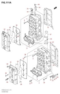 DF250A From 25003P-310001 (E03)  2013 drawing CYLINDER HEAD