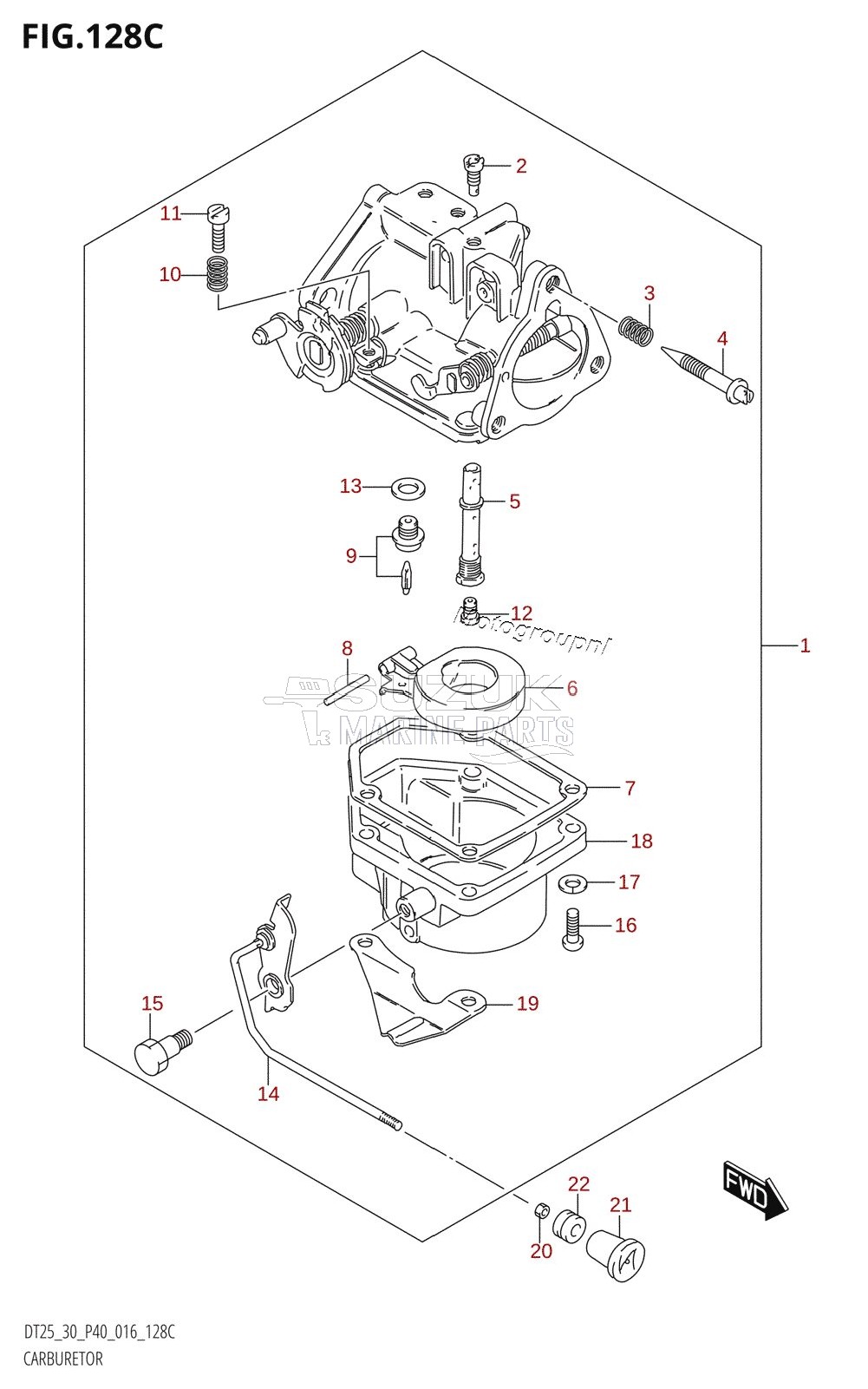 CARBURETOR (DT30R:P40)