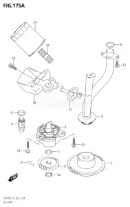 DF140BT From 14005F-340001 (E11 E40)  2023 drawing OIL PUMP