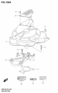 DF40A From 04003F-610001 (E03)  2016 drawing RING GEAR COVER