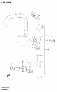 DF60A From 06002F-110001 (E01 E40)  2011 drawing FUEL INJECTOR (DF40AQH,DF40AT,DF50AT,DF50ATH)