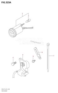 DF60 From 06001F-680001 (E01)  2006 drawing TRIM SENDER