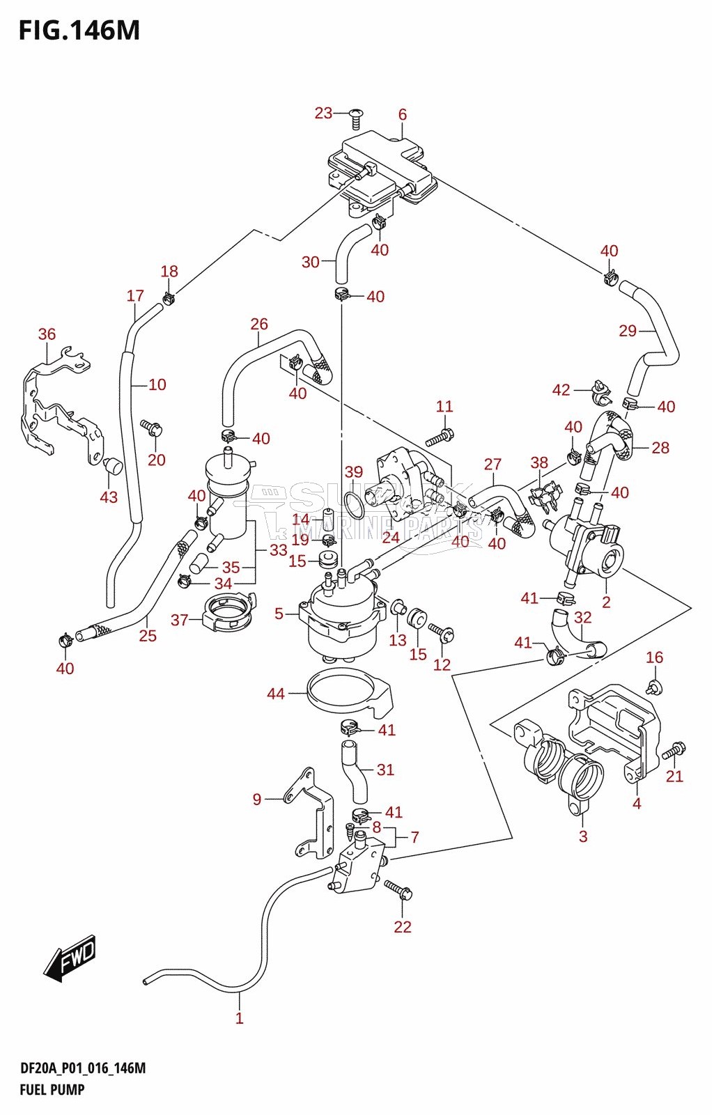 FUEL PUMP (DF20ATH:P01)