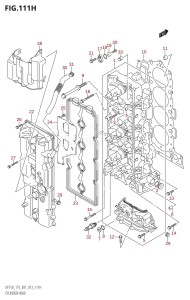 DF150 From 15002F-310001 (E01 E40)  2013 drawing CYLINDER HEAD (DF175Z:E40)