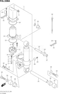 02504F-140001 (2021) 25hp P03-U.S.A (DF25A   DF25AT   DF25ATH   DT25K) DF25A drawing TILT CYLINDER (DF25AT,DF25ATH,DF30AT,DF30ATH)