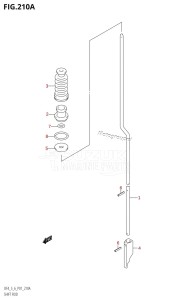 DF6 From 00601F-510001 (P01)  2005 drawing SHIFT ROD