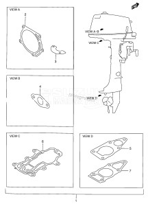 DT5 From 00503-030001 ()  1998 drawing OPTIONAL : GASKET SET