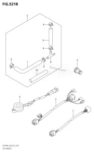 DF250 From 25005F-040001 (E40)  2020 drawing OPT:HARNESS (022,023)