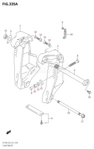 DF140AZ From 14003Z-310001 (E03)  2013 drawing CLAMP BRACKET