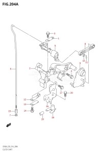 04003F-410001 (2014) 40hp E03-USA (DF40A) DF40A drawing CLUTCH SHAFT (DF40A)