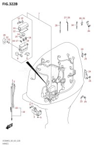 DF150AST From 15004F-140001 (E03)  2021 drawing HARNESS (DF150AST)