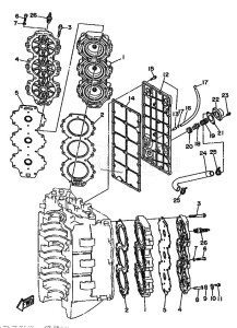 L250AETO drawing CYLINDER--CRANKCASE-2