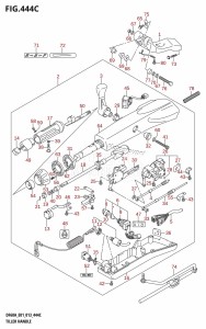 DF60A From 06002F-310001 (E01 E40)  2013 drawing TILLER HANDLE (DF50ATH:E01)