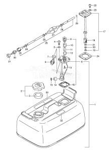 DT6 From 00601-151001 ()  2001 drawing FUEL TANK (STEEL)