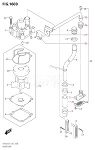 DF140AZ From 14003Z-710001 (E11 E40)  2017 drawing WATER PUMP (DF115AT:E11)