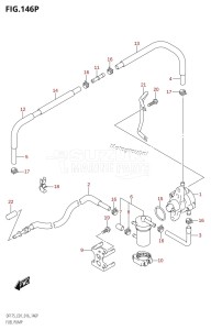 DF175TG From 17502F-610001 (E01 E40)  2016 drawing FUEL PUMP (DF175Z:E40)