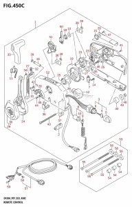 DF20A From 02002F-240001 (E01 P01 P40)  2022 drawing REMOTE CONTROL ((DF9.9BT,DF15AT,DF20AT):(020,021))