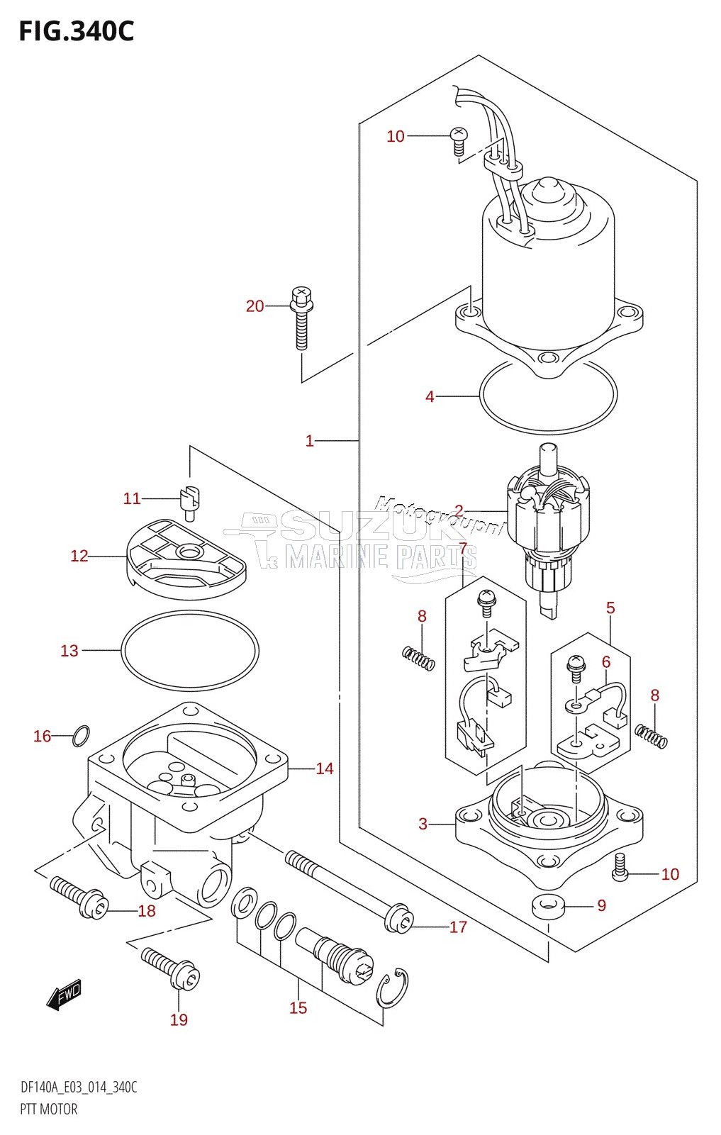 PTT MOTOR (DF115AZ:E03)