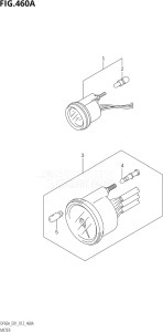 04003F-210001 (2012) 40hp E01-Gen. Export 1 (DF40AQH  DF40AT) DF40A drawing METER (DF40A:E01)