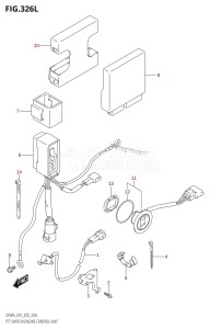 DF40A From 04003F-040001 (E01)  2020 drawing PTT SWITCH /​ ENGINE CONTROL UNIT (DF40ASVT)