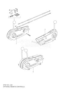 DT5 From 05004-251001 ()  2000 drawing OPTIONAL : REMOTE CONTROL (2)