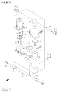 04003F-410001 (2014) 40hp E03-USA (DF40A) DF40A drawing TRIM CYLINDER (DF60AVT)