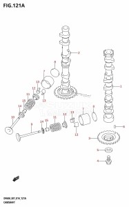 DF50A From 05003F-410001 (E01)  2014 drawing CAMSHAFT