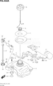 00603F-710001 (2017) 6hp P03-U.S.A (DF6A) DF6A drawing FUEL TANK