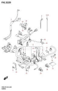 DF9.9B From 00995F-240001 (E01 P01   -)  2022 drawing HARNESS (DF9.9BTH,DF20ATH)