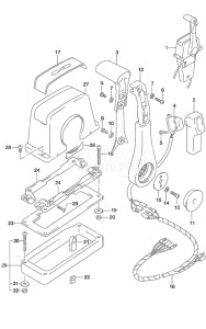 Outboard DF 50A drawing Top Mount Single (1)