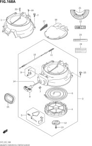 02503F-010001 (2010) 25hp E03-USA (DF25K10  DF25RK10) DF25 drawing MAGNETO COVER / RECOIL STARTER / SILENCER