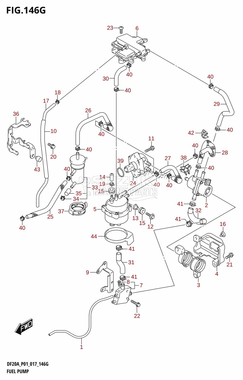 FUEL PUMP (DF15ATH:P01)