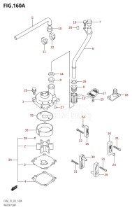 DF70 From 07001F-980001 (E40)  2009 drawing WATER PUMP (W,X,Y,K1,K2,K3,K4,K5,K6,K7)